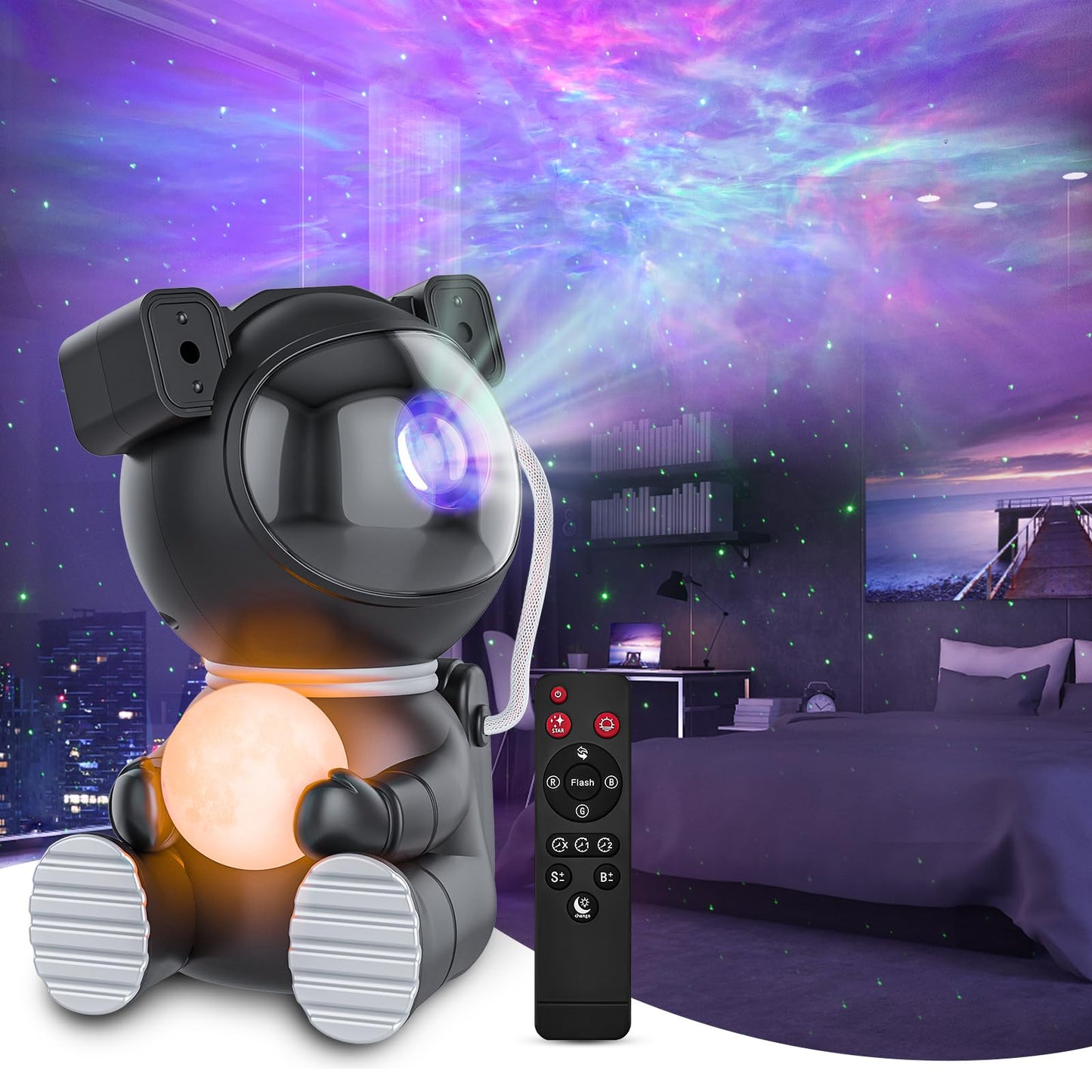 Lampe projecteur galaxie LED